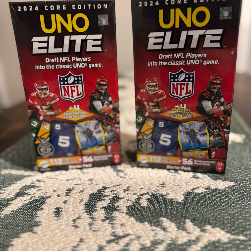 Elite uno NFL Edition playing card Card Game